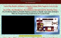 Turbo Site Builder Software “Resale Rights”